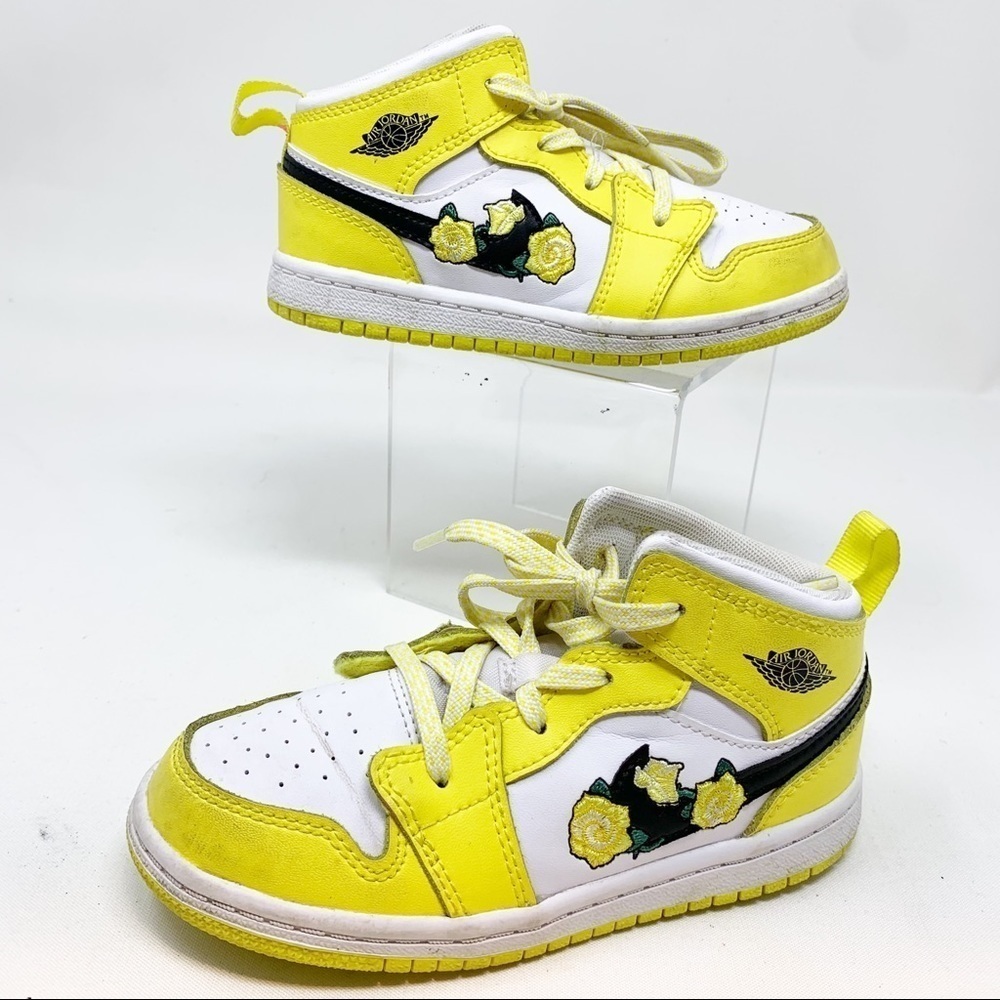 Air Jordan 1 Kid's Mid GS “Dynamic Yellow” Size 9C